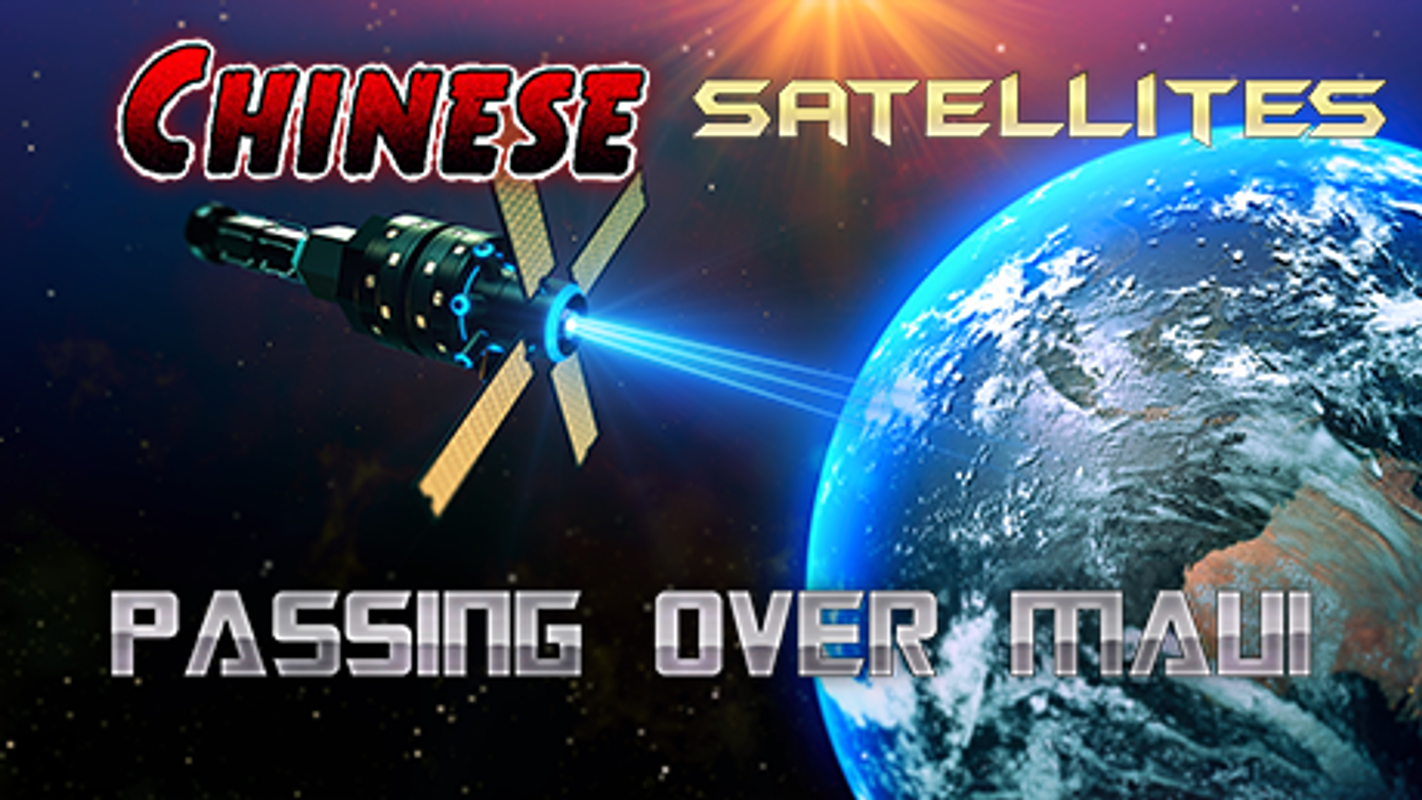 Chinese Satellites Above Maui 09-05-2023